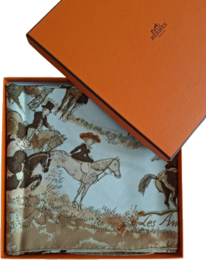 Écrin et Carré Hermès authentique